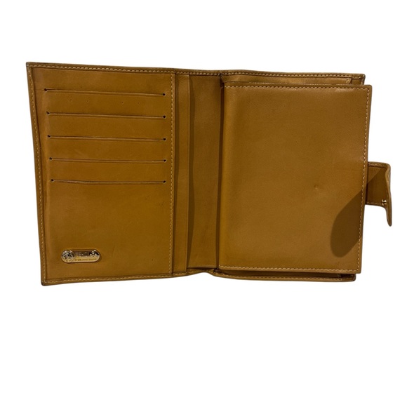 Vintage Lovers Dream 1970’s Fendi Caramel Leather Wallet Pristine Leather - Picture 3 of 15